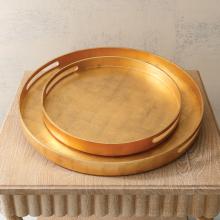  7.20108 - Nouveau Luxe Tray-Gold Leaf-Lg